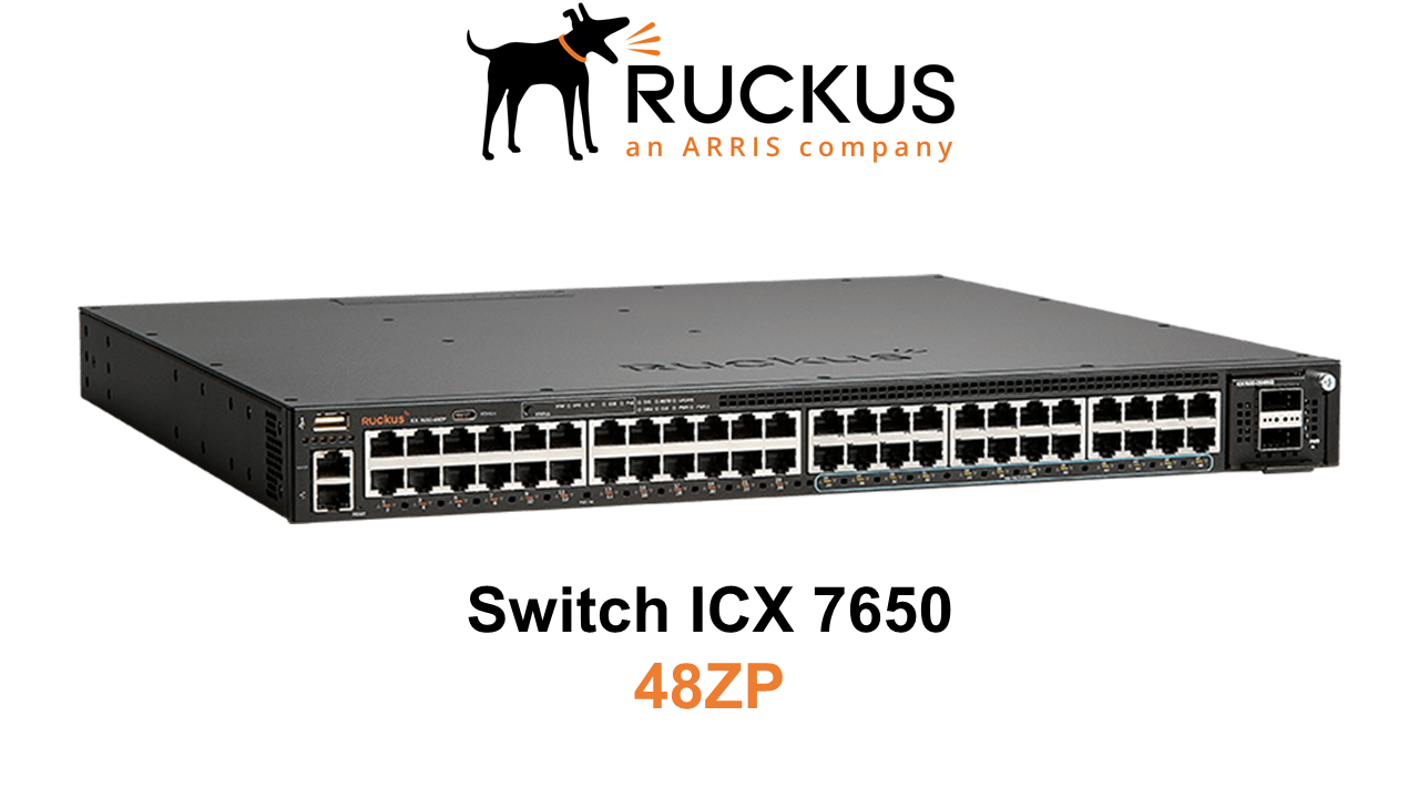 Ruckus ICX 7650-48ZP Switch (End of Sale/Life)