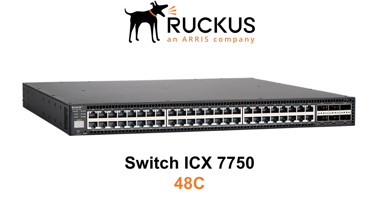 Ruckus ICX 7750-48C Switch (End of Sale/Life)