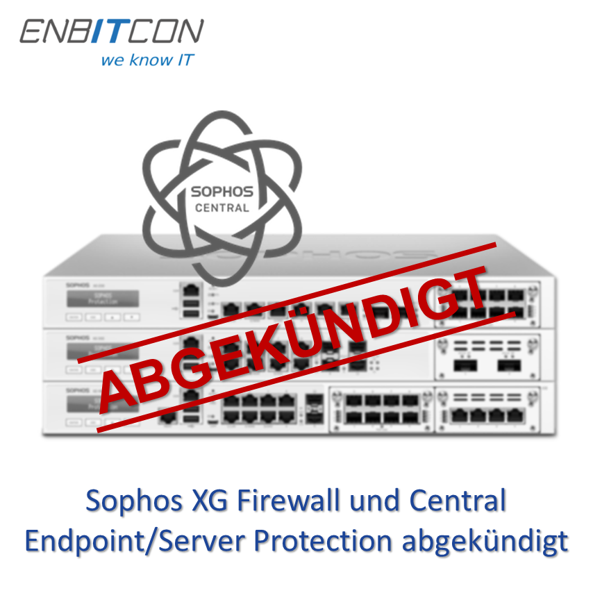 Sophox XG Firewall e protezione centrale di endpoint/server non più in funzione