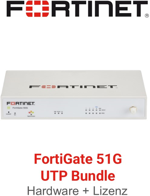 Fortinet FortiGate-51G - UTM/UTP Bundle (Hardware + Lizenz)
