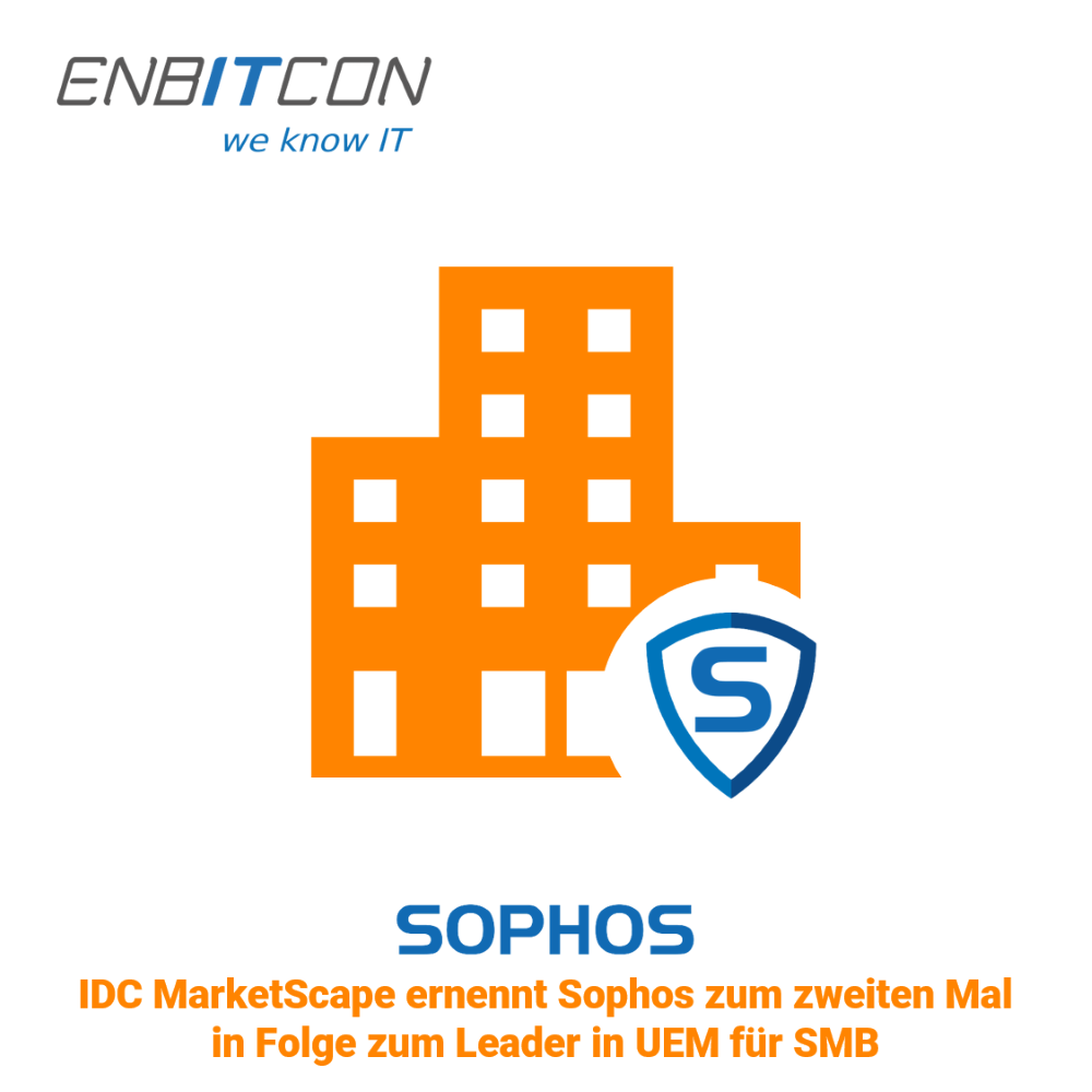 Sophos - IDC MarketScape nomina Sophos leader nel settore UEM per le PMI per il secondo anno consecutivo Sophos Leader in UEM für SMB