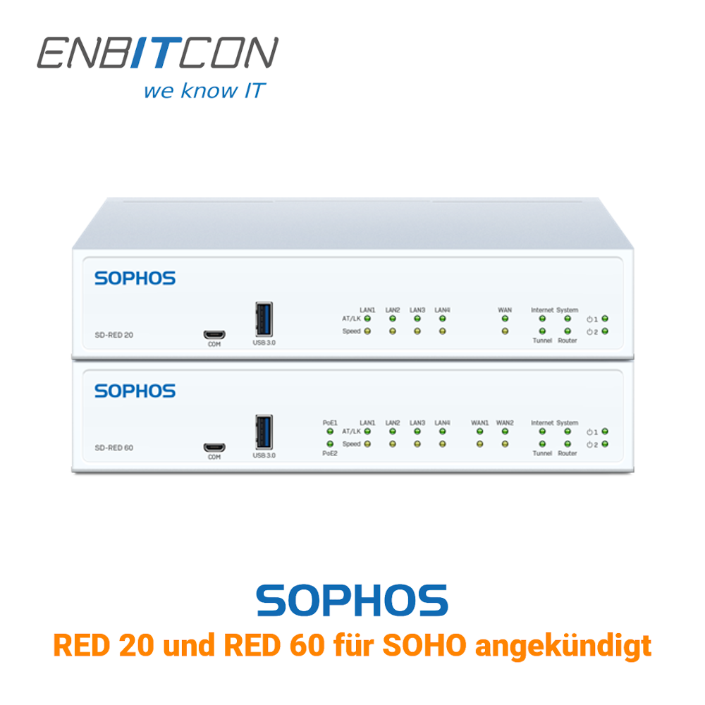 Sophos - Annunciati RED 20 e RED 60 per SOHO
