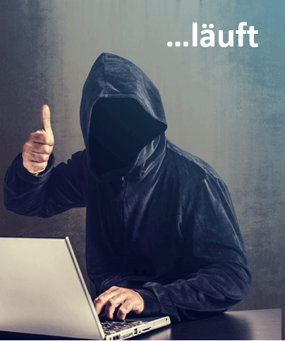 Hacker Un hacker che fa i pollici