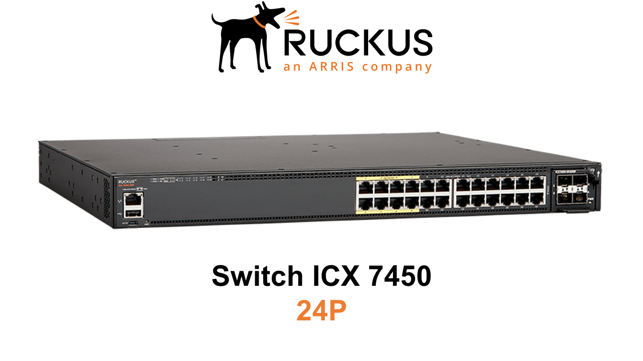 Ruckus ICX 7450-24P Switch (End of Sale/Life)